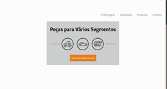 Desktop Screenshot of microgear.com.br